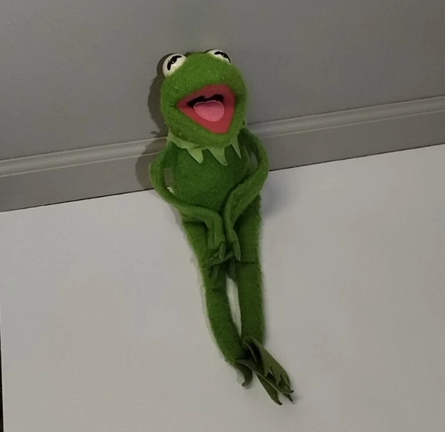 Vintage 1976 Kermit the Frog Fisher Price 850 Jim Henson Muppets 18" Plush Doll