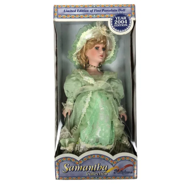 2004 Samantha Collection By Hollylane Porcelain Victorian Doll Collectible Toy