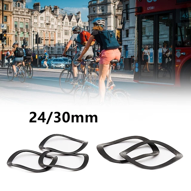 SQlab Set Espaceurs Vélo 1 1/8" Direction - Kit 2,5/5/10 Mm Aluminium Noir Orange