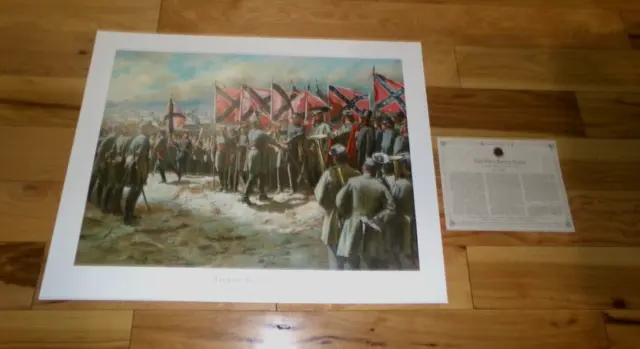 Don Troiani The First Battle Flags Civil War Print #912/1150 Mint with COA