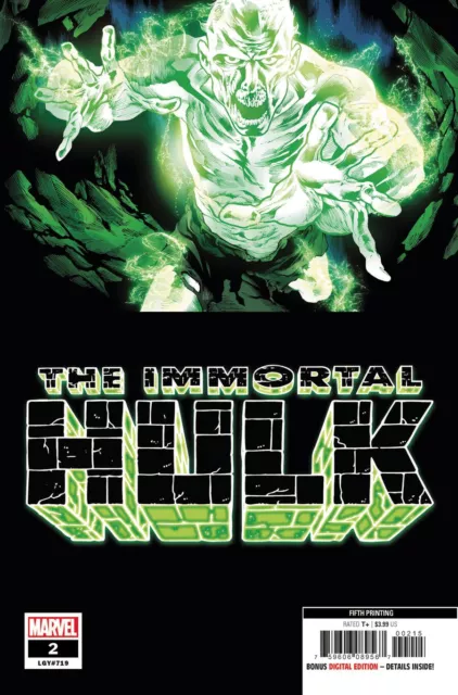 IMMORTAL HULK 2 5th PRINT VARIANT 1st APPEARANCE DR FRYE