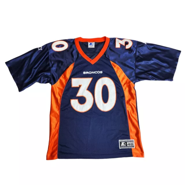 Starter Terrell Davis Jersey #30 Denver Broncos Men's Size 46