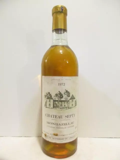 monbazillac château septy liquoreux 1972 - sud-ouest