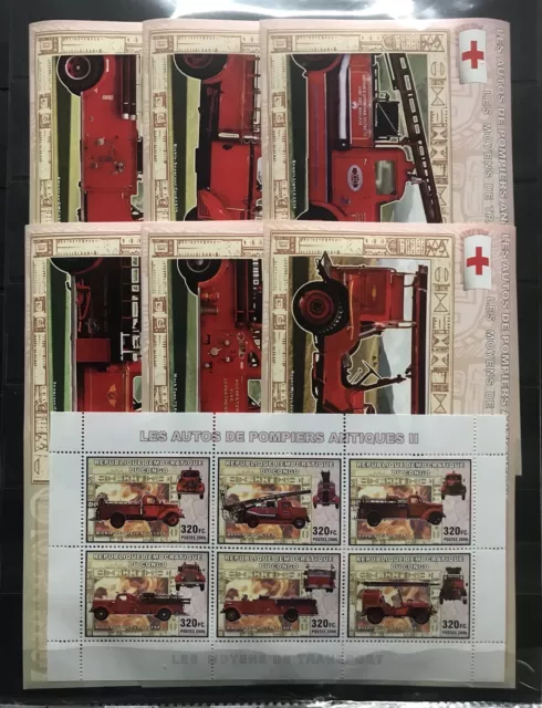 Congo 2006 - Firefighters / Fire Trucks / Special Transport  MNH** - alb.10