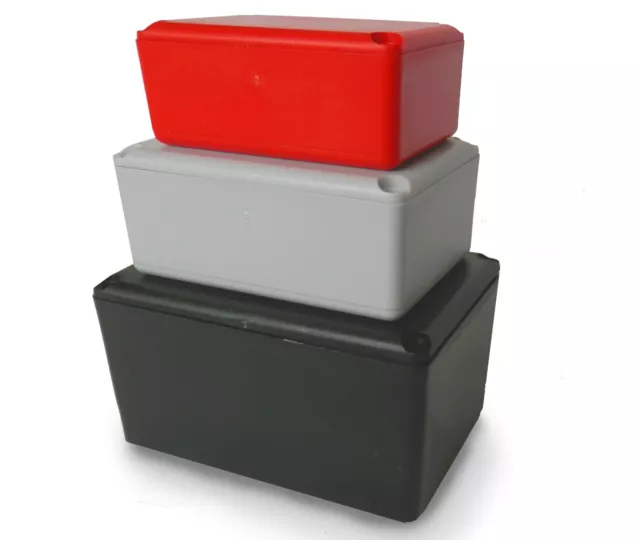 ABS Plastic Small Tiny Enclosure Project Boxes- UK Made- Ideal for Electronics 3