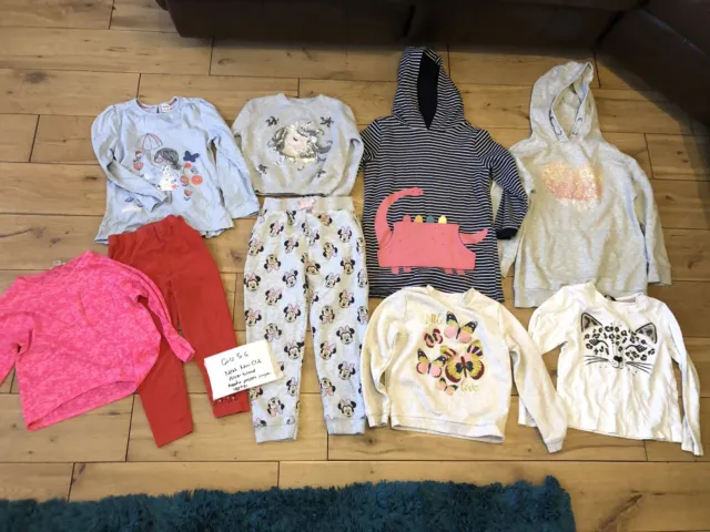 Girls age 5-6 years clothes bundle Next river island hoodie joggers jumper tops