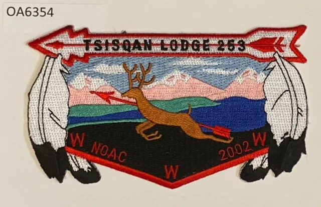 Boy Scout OA 253 Tsisqan Lodge 2002 NOAC Flap