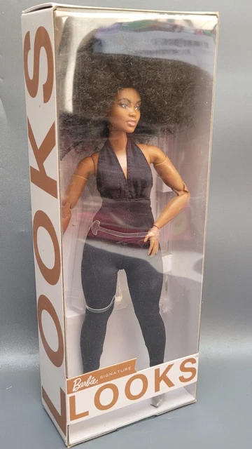 Barbie Signature Looks Model #2 Mattel African American Curvy Elle Doll