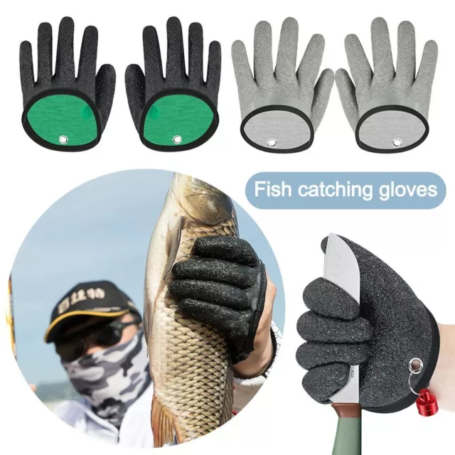 Durable Work Cutproof Glove Fish Grab Full Finger Glove Fisherman Protect