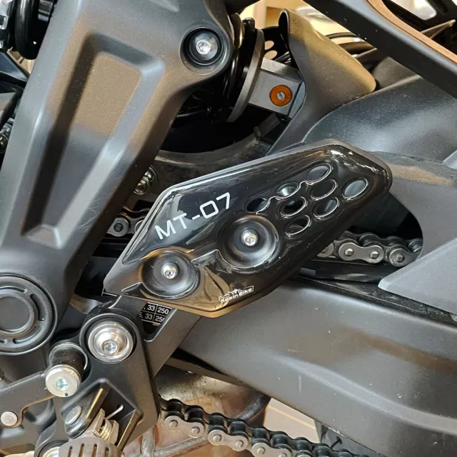 Adesivi Resinati Gel 3d Protezioni Batti Tacco Moto compatibili per Yamaha MT 07