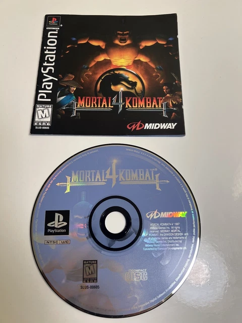 MORTAL KOMBAT 4 Ps1 Sony PlayStation 1 Videospiel EUR 27,83 - PicClick DE