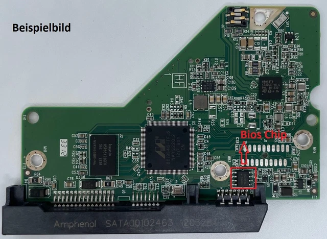 Contrôleur de circuit imprimé 2060-771624-001 WD2003FYPS-02W3B0 disque