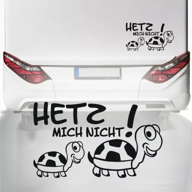 Auto Aufkleber Hetz mich nicht Elefant Autoaufkleber Sticker lustig Spruch  Fun