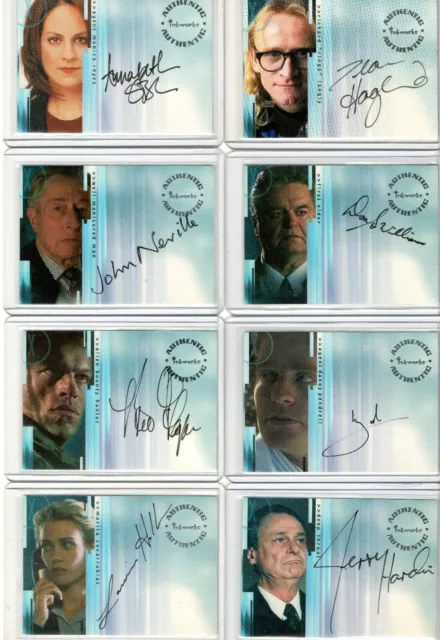 X-Files Seasons Connections & Believe Autograph & Pieceworks Card Selection NM