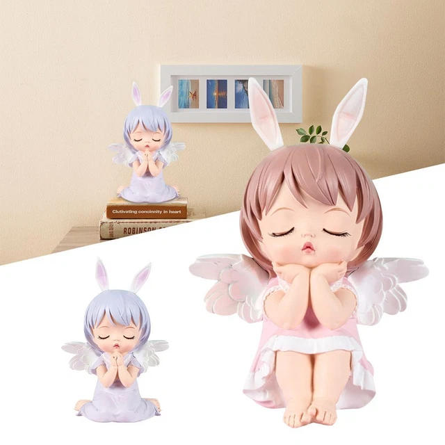la maison Gâteau Décor de jardin Résine Bébé ange Sculpture Ornement de statue