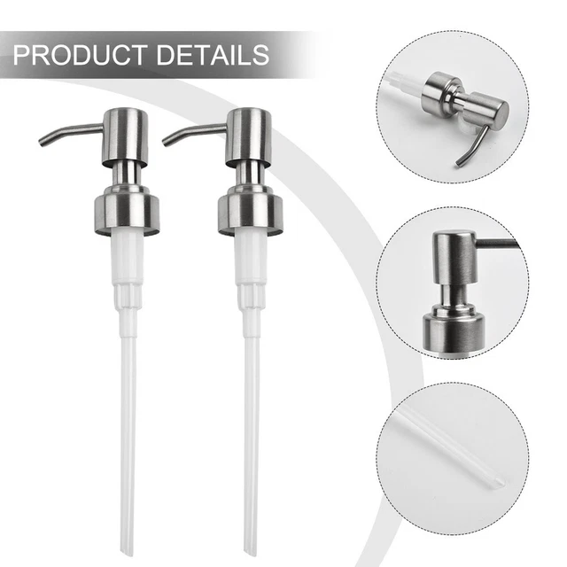 Cabezal de bomba accesorios de acero inoxidable dispensador de baño loción líquida