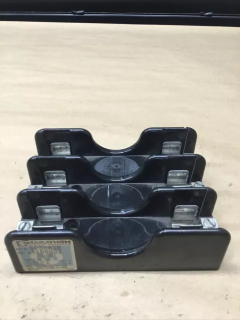 Marathon 6F30A3B 4100032 3 Pole Fuse Holder 600V 30A #716K150