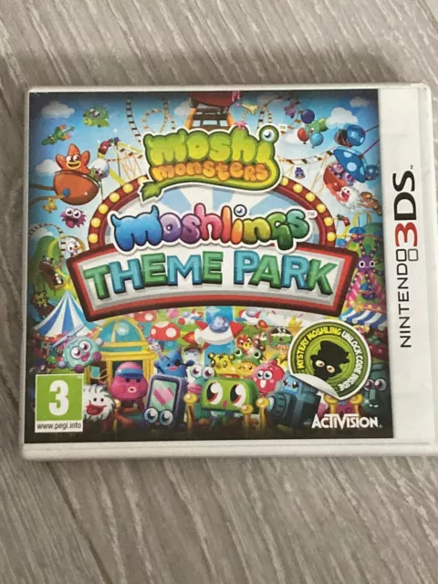 Nintendo 3Ds Game: Moshi Monsters Moshling Theme Park