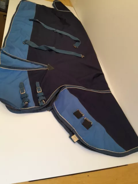 5'9" Blue 0g Combo Turnout Rug  -B10