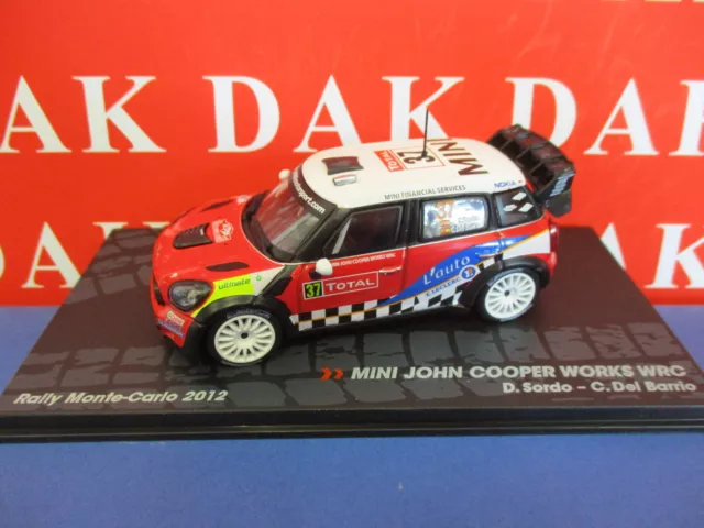 Die cast 1/43 Modellino Auto Mini John Cooper Works WRC Rally Monte Carlo 2012