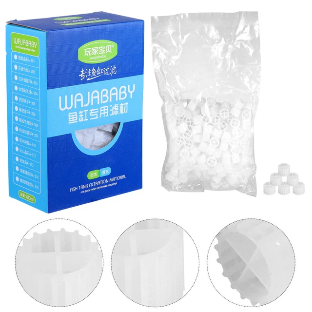 Filter Material Biological Filtration Rings Strainer Fish Tank Balls Aquarium