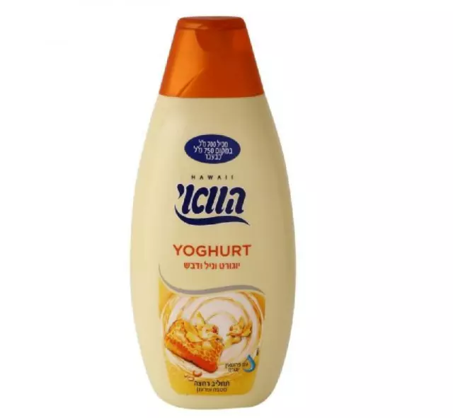 Hawaii Yoghurt  Body Wash Gel Vanilla & Honey  Scent 700ml