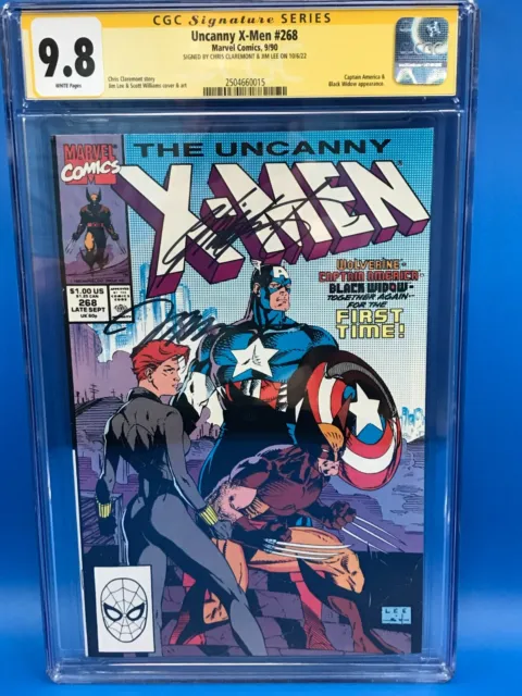 Uncanny X-Men #268 - Marvel - CGC SS 9.8 - Signed by Chris Claremont, Jim Lee