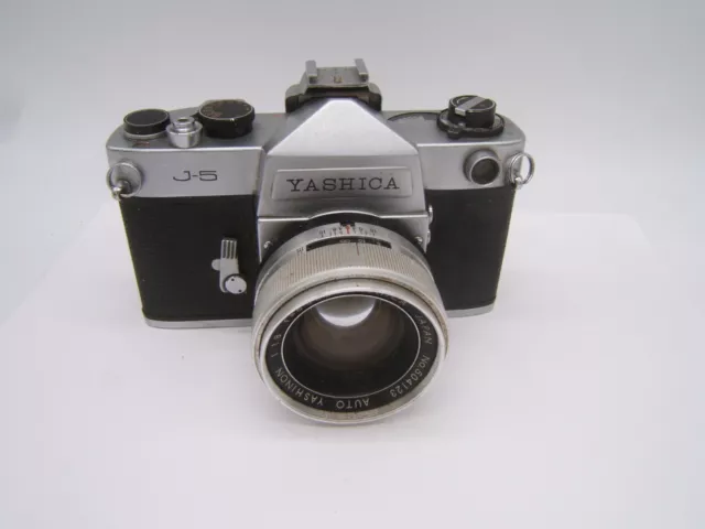 Cámara De Película Yashica J-5 F=5,5 Cm Lente No Probada Buen Estado