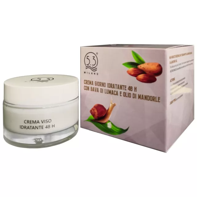 Crema Viso Día Anti-age Con Baba De Caracol Y Aceite Almendras 5.3 Milano 2331