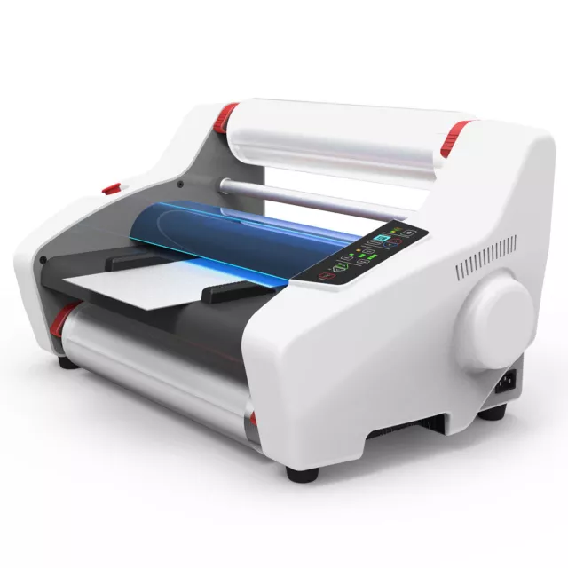 US Stock 350 110V A3/A4 Office Desktop Thermal Roll Laminator Laminating Machine