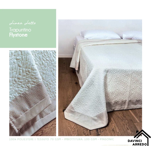 Trapunta Primaverile Trapuntino Estivo Borbonese COPRILETTO