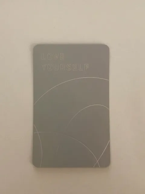 BTS SUGA Love Yourself Answer L Version Photocard Official 2