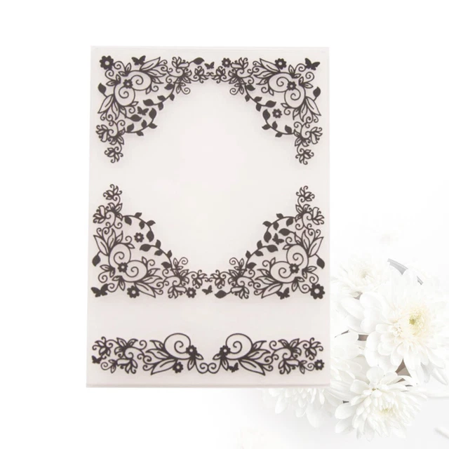 Set Di 6 Stencil Per Goffratura – 51 Stampini In Metallo, Forme Di Fiori E Foglie, Per Scrapbooking E Biglietti Fai Da Te - 3