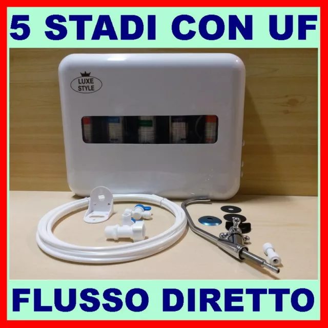 Depuratore Acqua Sistema Impianto Ad Ultrafiltrazione 5 Stadi - Plus 500 Luxe Ug