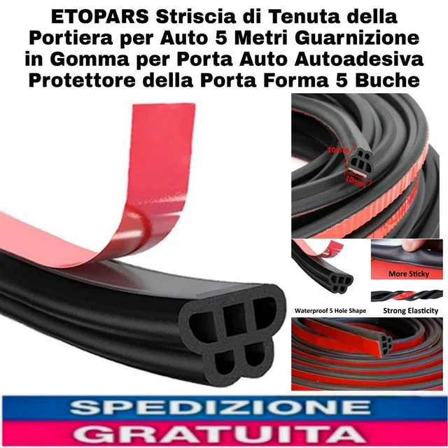 Striscia Di Gomma A Forma Di T Per Auto, Guarnizione Per Porta - Foto 6