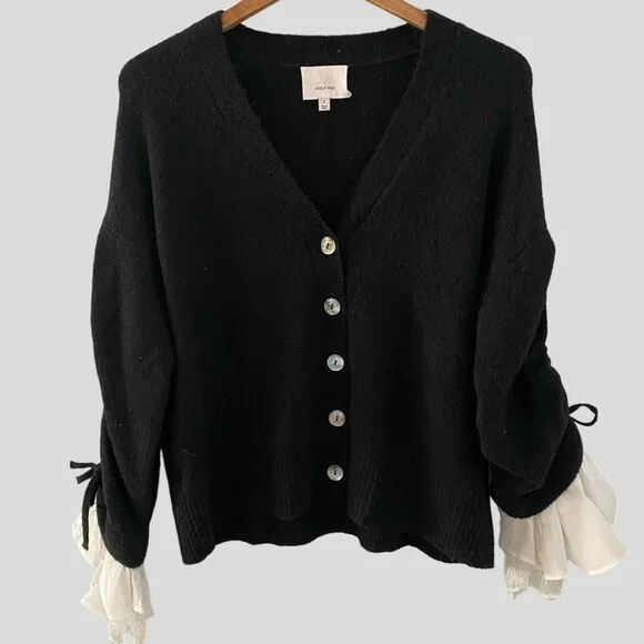 Cinq a Sept Atlas Cardigan Sweater Black Size Small