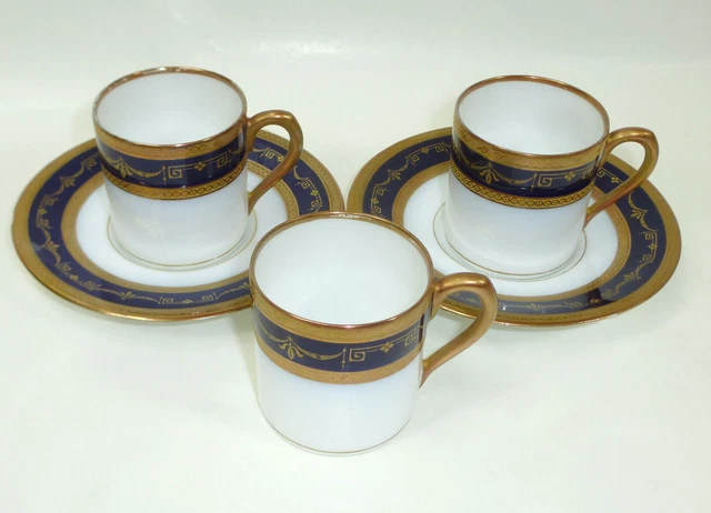 Lot Tasses Tasse à Café/Moka Couvert König & Co Berlin Tauentzienstr 17