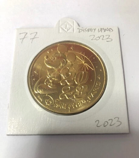 Disney 2023 jeton touristique - mini médaille monnaie de paris