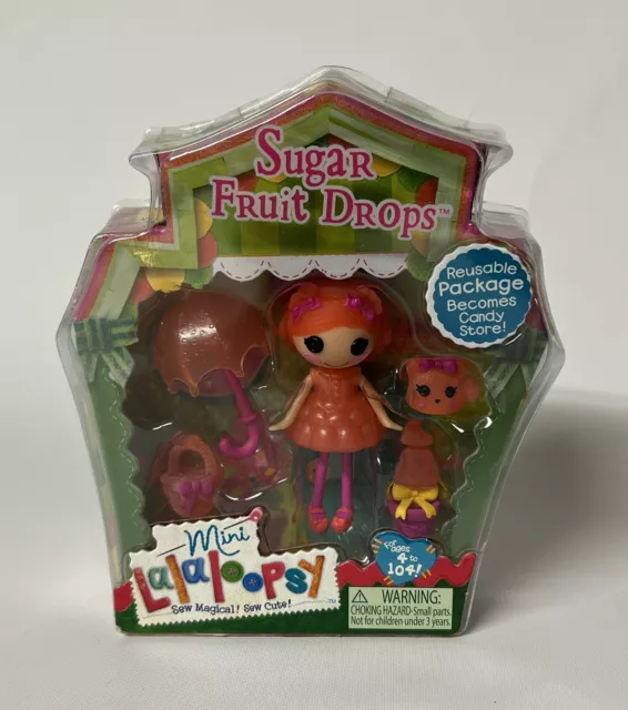 NEW Lalaloopsy Mini Sugar Fruit Drops #3 Series 9 Umbrella Candy NIB