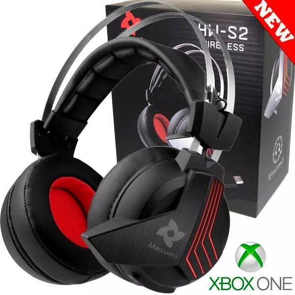 Mezumi 2.4GHZ Wireless Gaming Headset for Xbox One PS4 Playstation 4 PC iphone