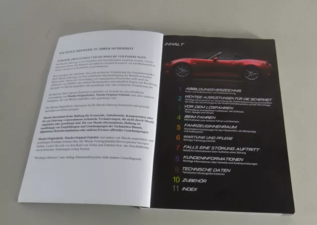 Manual de Instrucciones + Servicio Mazda MX-5 / RF Roadster & Coupé 10/2021 2