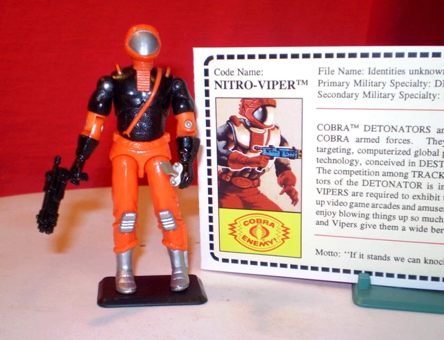 GI Joe ★ Cobra Nitro-Viper 1993 Nitro-Viper - 3DJoes