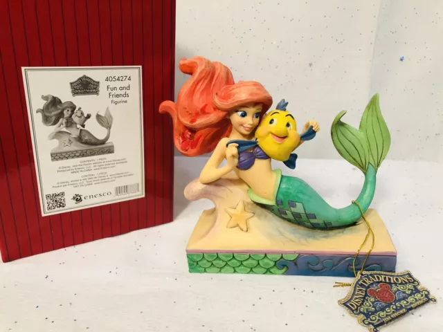 NIB Jim Shore Disney Traditions Showcase "Fun and Friends" The Little Mermaid