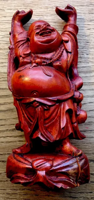 Buddah-8" Hand Carved Wwood Statue From Bangkok,Thailand-Collectable