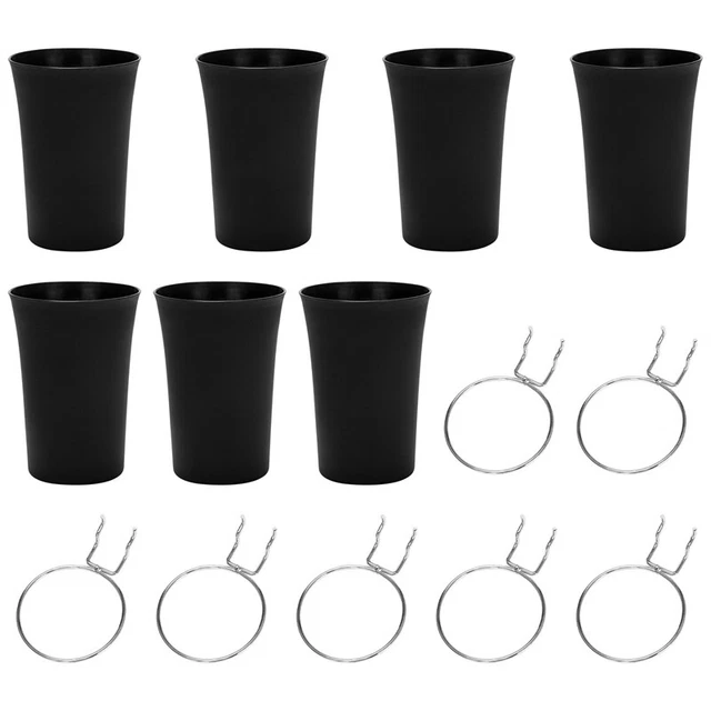7 juegos de Cups Style Bins con anillos Pegb D4W4