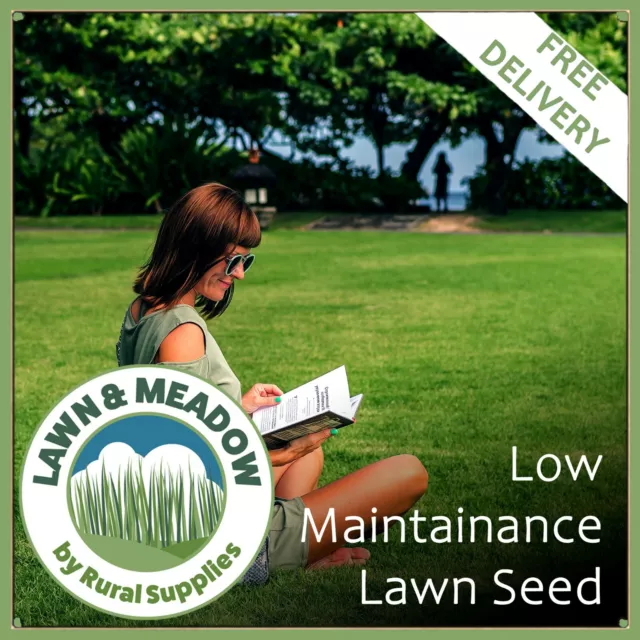 Fine Grass Seed for Low Maintenance Lawn Luxury Garden Less Mowing