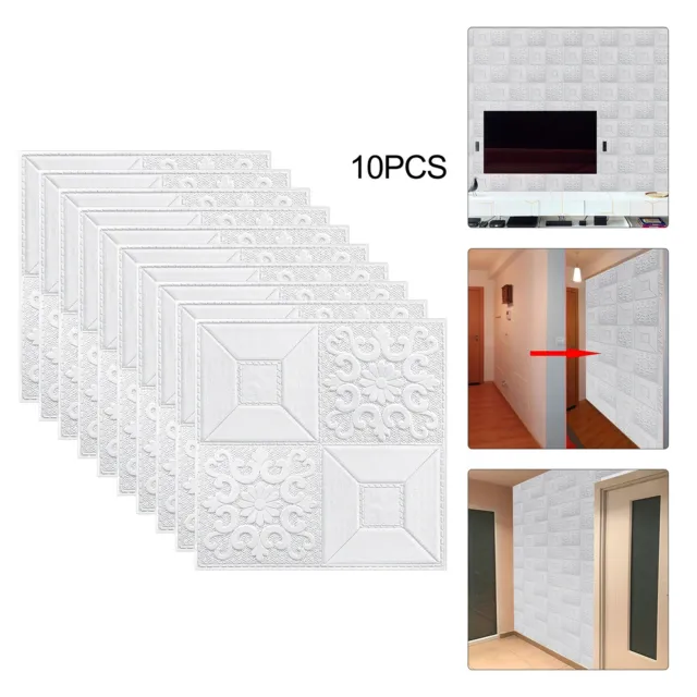 Adesivi da parete in mattoni schiuma autoadesivi confezione da 10 pannelli per d