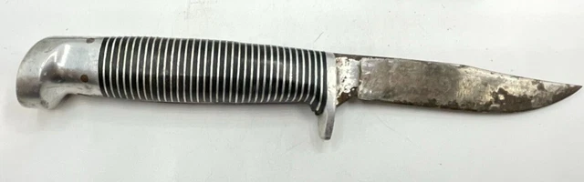 Vintage Western F48B Fixed 3" Blade Hunting Knife with Leather Belt Sheath 4