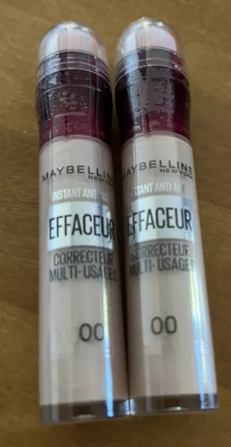 Maybelline - Anti-Cernes/Correcteur Fluide Instant Anti-Age L’Effaceur -Lot De 2