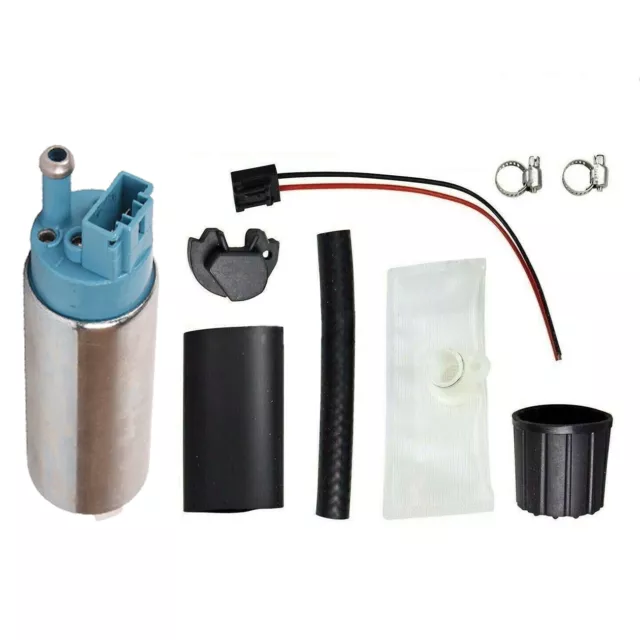 Fuel Pump w/ Strainer & Install Kit Fits AEM 50-1000 340LPH Intank EFI